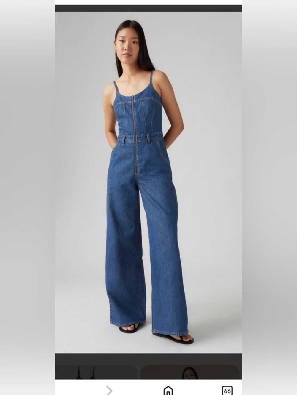 Levi's® Premium bustier jumpsuit  XS